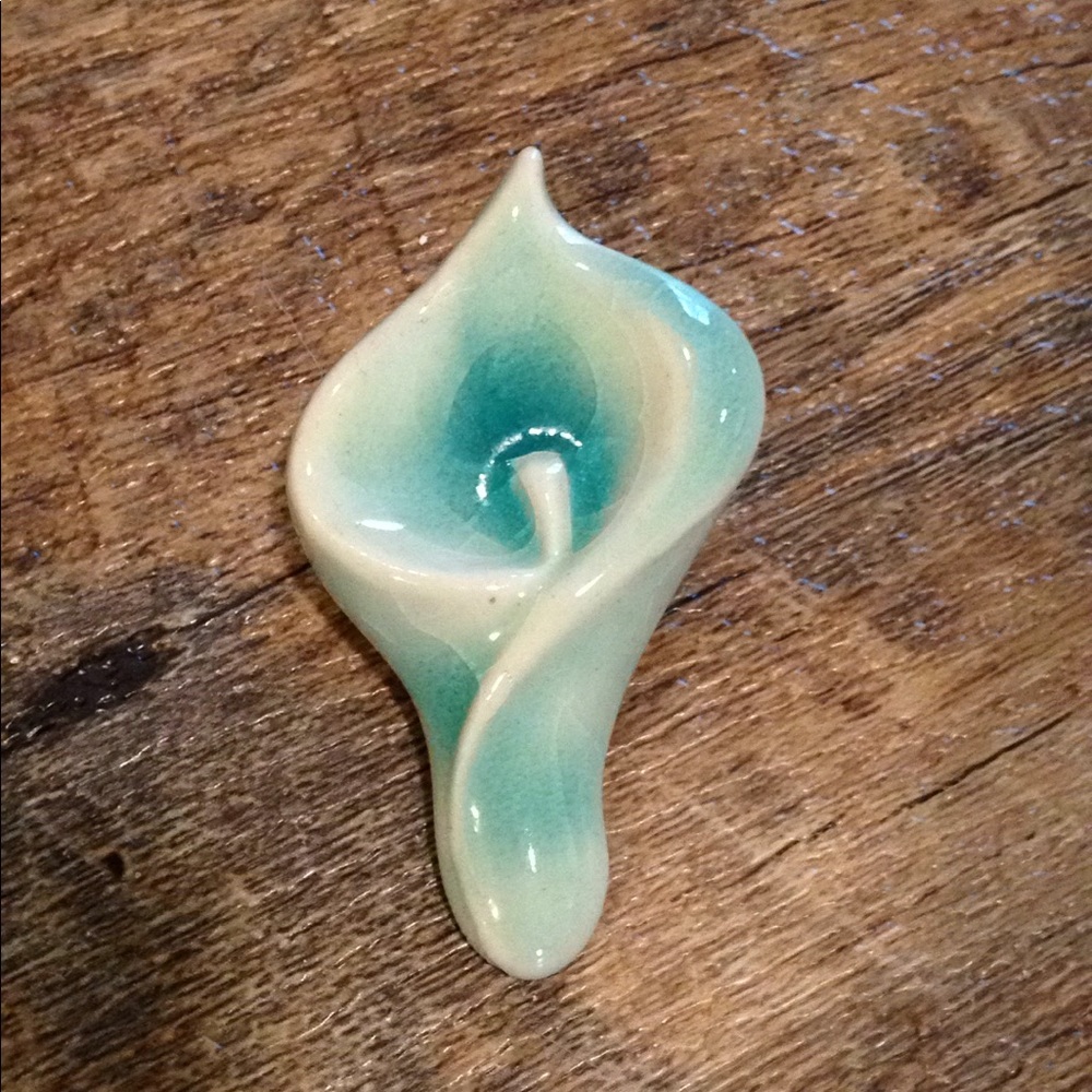 Pewabic Pottery Brooch Pin Ceramic 2016 Detroit